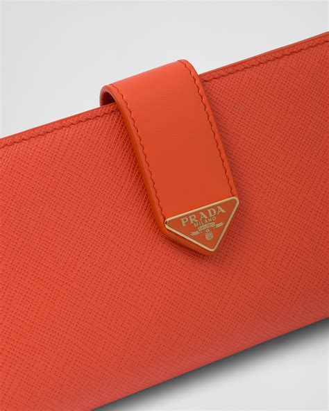 prada geldbörse orange|PRADA Portemonnaies orange Damen .